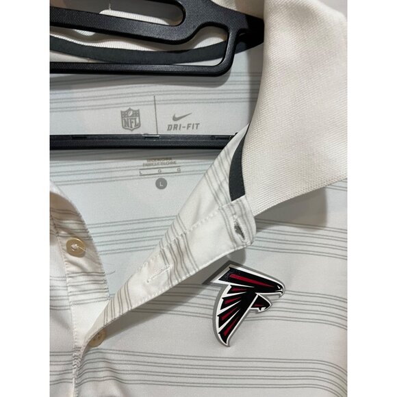 Nike Atlanta Falcons Polo Shirt -‎ Size L - Picture 2 of 3